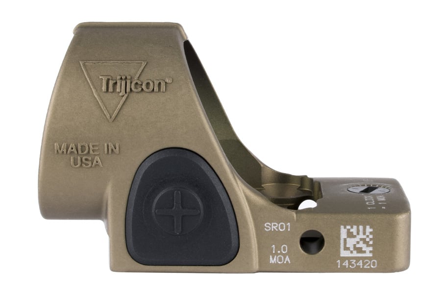 Trijicon SRO 1.0 MOA Red Dot with Adjustable LED Coyote Brown Anodized